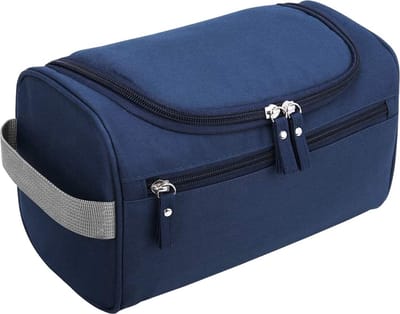 SnelShoppen - Travel Toiletry Bag voor Hangen - Grote Waterdichte Toilettas voor Mannen en Vrouwen - Lichtgewicht Cationic Oxford Stoffen Reistas in B