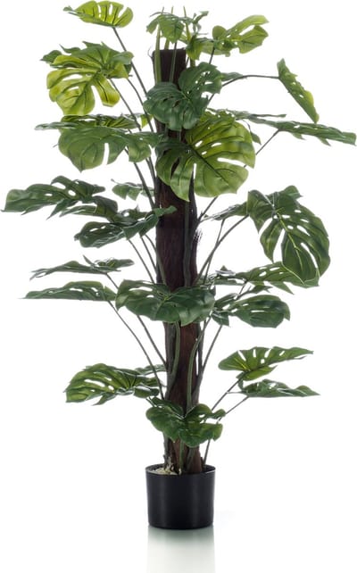 Emerald - Kunstplant Monstera op paal 120cm - Kunstplant voor binnen