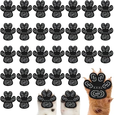28 stuks pootbeschermers voor honden, anti-slip hondenpootbescherming, zelfklevende hondenschoenen, antislip hondenschoenen (XXXL)