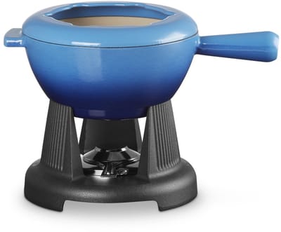 Le Creuset gietijzeren fondueset - 2 liter - azure