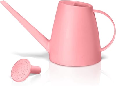 Gieter - Gieter voor Binnen - Plastic gieter - Lange Tuit Plastic Gieter voor Binnen en Buiten - Met Afneembare Spuitmond - Geschikt voor Potplanten en Tuinieren - 1.8 liter - Roze Kleur