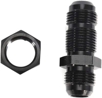 Brandstofadapter AN8 Grote mannelijke schotfittingconnector met moer - Voor auto en motor