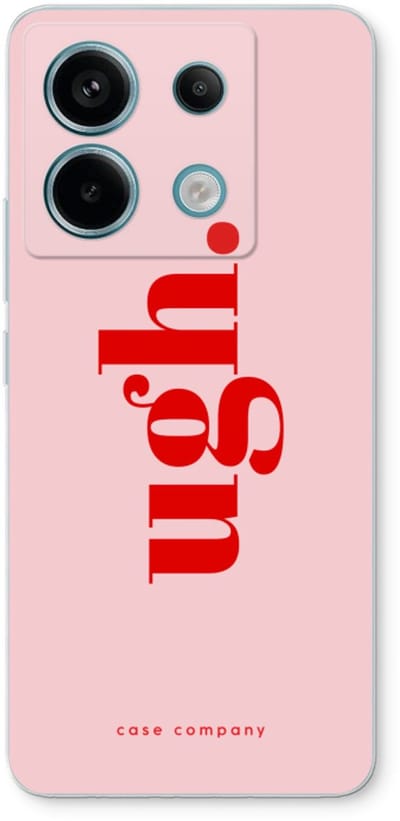 Case Company® - Hoesje geschikt voor Xiaomi Poco X6 hoesje - Ugh - Soft Cover Telefoonhoesje - Bescherming aan alle Kanten en Schermrand