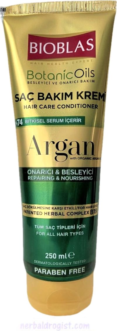 Bioblas Botanische Oliën Arganolie Conditioner 250ml - arganolie - haar conditioner - Argan - Keratine - haarverzorging - arganolie