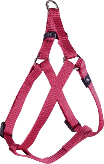 Flamingo Ziggi Step&go - Harnas Honden - Harnas Step&go Ziggi Kersenrood Xs 20-35cm 10mm - 1st - 127706 - 1st
