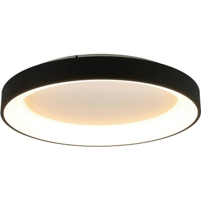 Mantra Iluminación Plafondlamp Niseko II CCT afstandsbediening, Ø 65cm, zwart
