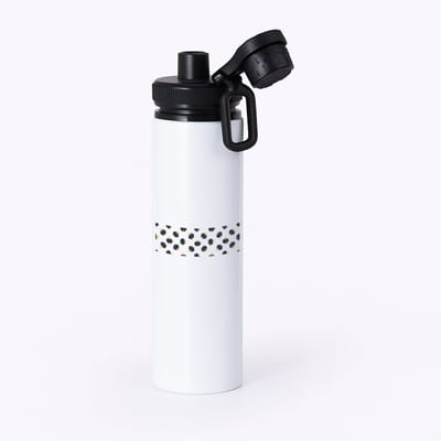 Hacebo® - Zwarte piggy banks waterfles met draaidop zwart - Varken - iemand die van geld houdt - cadeau voor iemand die houdt van geld - verjaardagscadeau - gift - geschenk - water fles - 850ML