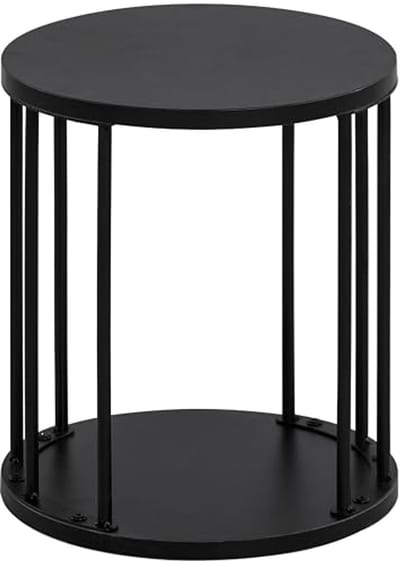 Kleine ronde houten opstapkruk voor kinderen en volwassenen met antislipfunctie