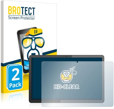 BROTECT - Screenprotector voor Lenovo IdeaPad duet 3 Chromebook 11" - Folie Beschermfolie transparant 2 Stuks