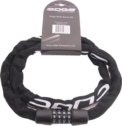 Kettingslot met code Edge Trace Code 90cm - zwart