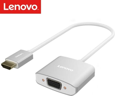 Lenovo - HDMI naar VGA kabel - Aluminium behuizing, gold plated - 15cm