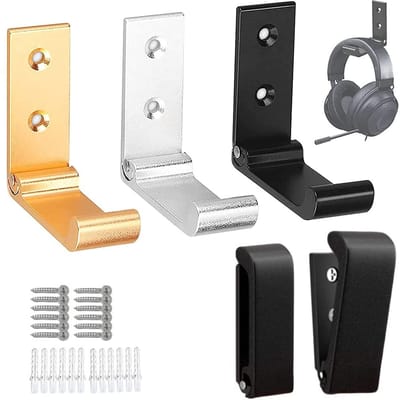 Dailygoods - Muurbevestigingshaak - Opvouwbare Aluminium Haak - Ruimtebesparend Design - 3 Stuks - Sterk en Duurzaam - Geschikt voor Kantoor en Keuken