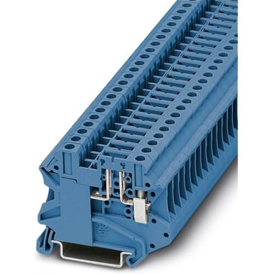 Phoenix Contact 3073296 Doorgangsserieklem 6.2 mm Schroeven Blauw 50 stuk(s)