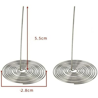 2 stuks Duurzame Roestvrij Staal Thee-infuser Mondstuk Veer Zeef Theepot Filter S