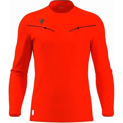 Macron Ponnet Eco Scheidsrechtersshirt Lange Mouw Heren - Fluorood | Maat: 3XL