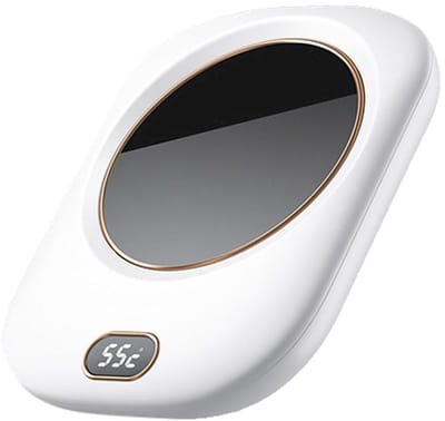 Draadloze koffiekopjeswarmer, USB-desktopverwarming, temperatuurregeling in 3 standen, draagbare koffie-, thee- en melkwarmer, constante temperatuurregeling op 55 °C, inclusief oplaadkabel (wit).