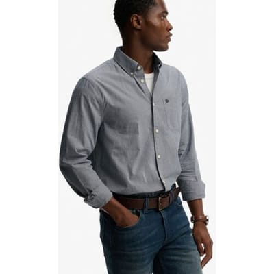 Overhemd met lange mouwen van popeline Superdry Preppy