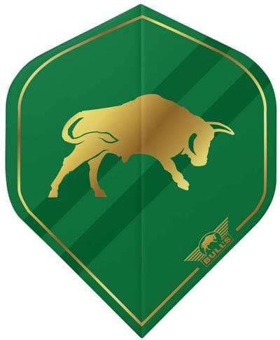 Bulls Retro Dartflights - Groen