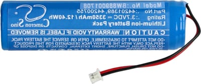 Vervangende Batterij - Oplaadbare Accu - Duikcomputer Gebruik - Hoge Capaciteit - 3350 mAh - Zwart