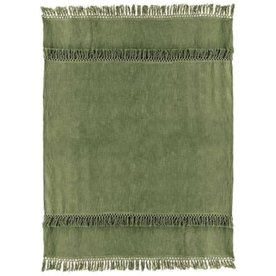 Unique Living - Plaid Saba 130x180cm Olive Green