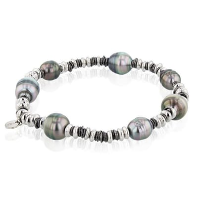 Luna-Pearls - 104.0612 - Armband - 750/-Geel goud met Zoetwater gekweekte parel