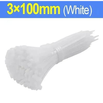 500/100 Stuks Plastic Nylon Kabelbinders Zelfsluitende Snoerbinders Banden Verstelbare Kabels Bevestigingslus Huis Kantoor Draad Zip Ties 100PCS