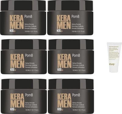 KIS Keramen Pom8 - Styling Pomade 6x150 ml + Willekeurig Gratis Travel Size