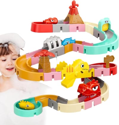 Badkuip glijbaan - Waterspeelgoed set - Kinderen vermaken - Sterke zuignap bevestiging - 246 cm - Meerkleurig