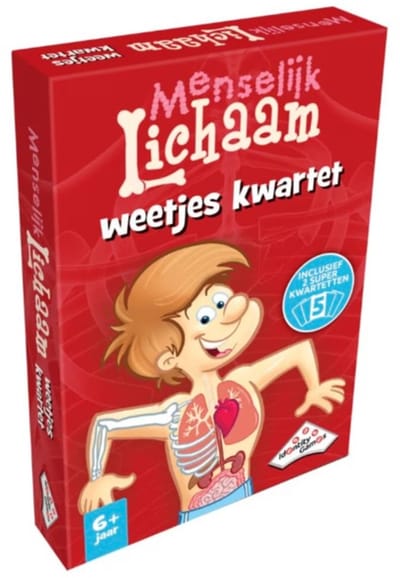 Identity Games Menselijk Lichaam Kwartet, Kwartet, Kwartet menselijk lichaam, Kinder kwartet
