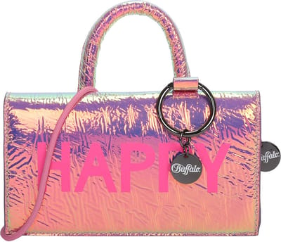 BUFFALO Handtas Schoudertas Happy On String Crossbody Bag Happy Paars