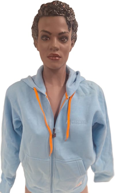 RUSSELL ATHLETIC/ HOODY/ LONG ZIPPER / AQUA/ XXL