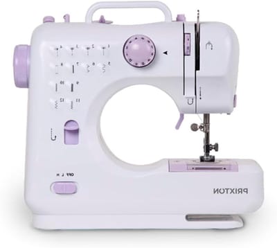 Mini Naaimachine - Draagbare Machine - Kleding Aanpassen - 12 Steeksoorten - Met Lade - Roze