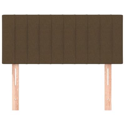 vidaXL - Hoofdbord - 80x5x78/88 - cm - stof - donkerbruin