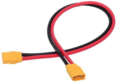 10AWG XT90 Verlängerungskabel voor RC-Akku, draagbare krachtbron en zonnepanelen, 50 cm lengte