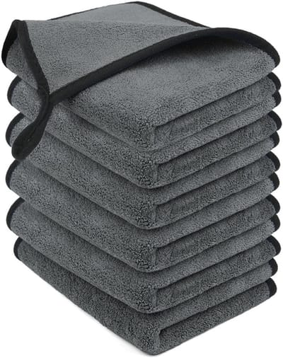 Microvezel Reinigingsdoeken 6 Stuks | Super Absorberende Pluisvrije Doeken voor Huishouden en Auto