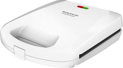 Tosti-ijzer - Sandwichmaker - Snelle Lunch - Voor 4 Tosti's - 26x22 cm Platen - Wit