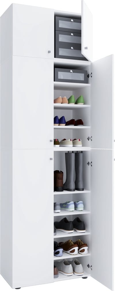 XXL houten schoenenkast Garderobe Schoenen Zaalkast Lona 9f A