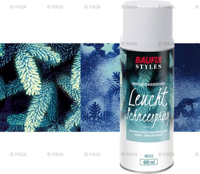 BAUFIX Lichtgevende sneeuwspray 400 ml