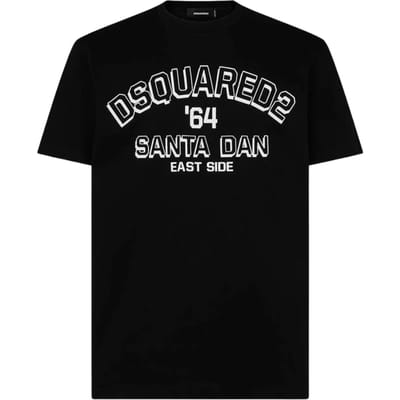 Dsquared2 T-shirt Black Talla: M | Camisetas con Decoración Impresa Outlet | Hombre | Negro