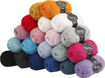Baby garen l: 172 m 20x50 gr kleuren assorti