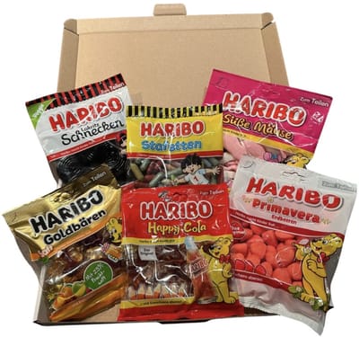 HARIBO Fanpakket - No2 - 6 verschillende soorten Haribo Toppers - 6x 175 gram brievenbuscadeau