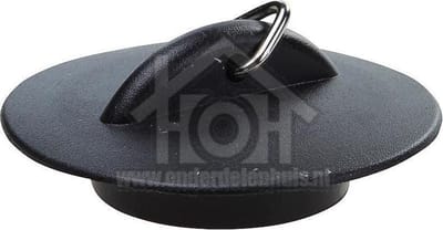Dps Plugstop zwart + rand 38.5mm DHZ 721032