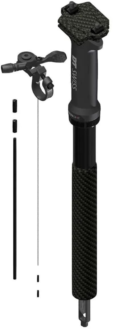 Dt Swiss D 232 One Carbon L1 Trigger 60 Mm Dropper Zadelpen Zilver 340-400 mm / 30.9 mm