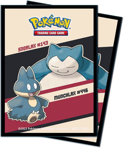 Ultra Pro Pokemon TCG Standard Size Deck Protector Sleeves-Snorlax & Munchlax (Diversen) Nieuw