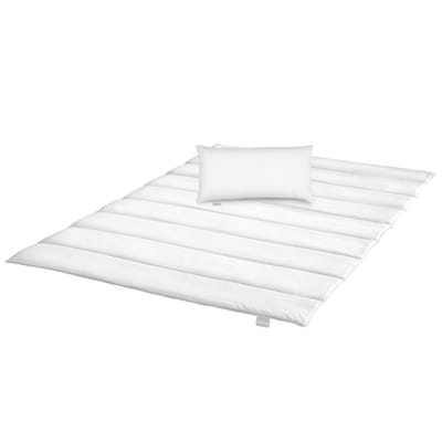 liebling 135 x 200 cm dekbedset met kussen | warm winter dekbed | incl. 1x dekbed en 1x kussen (40 x 80 cm) | doorgestikt dekbed van 100% microvezel | Made in EU | wasbaar op 40 graden | wit