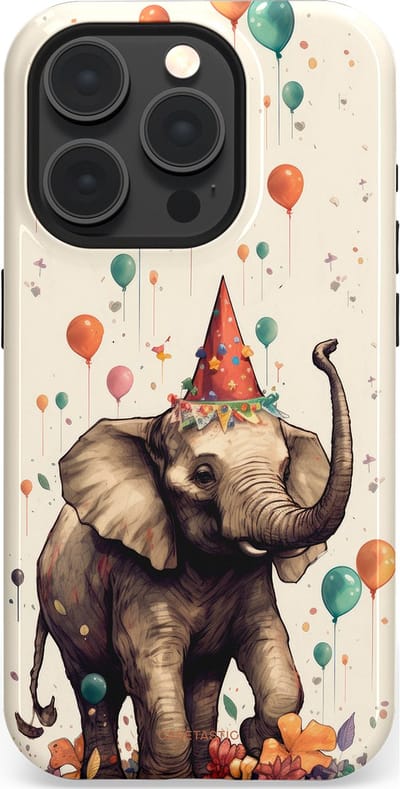 Casetastic Hoesje Geschikt voor Apple iPhone 15 Pro Magsafe - Stijlvolle Beschermende Duo-layer Case - Ballonparade