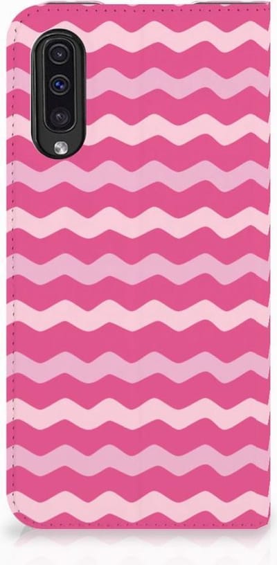 Samsung Galaxy A50 Hoesje met Magneet Waves Pink