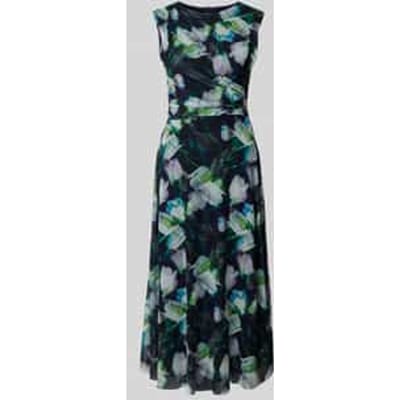 Cocktailjurk met bloemenmotief