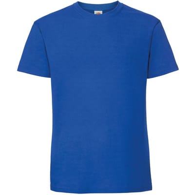 Fruit Of The Loom Heren Ringgesponnen Premium T-Shirt (Royaal Blauw)