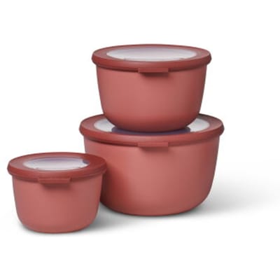Mepal - Multikom Cirqula vershouddoos set - 500 + 1000 + 2000 ml - Rond - Vivid mauve